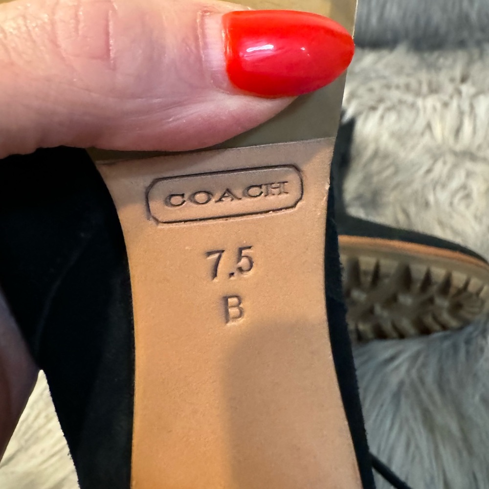 Coach - Tamsin Mid Calf Boots  (7.5) - Picture 4 of 12